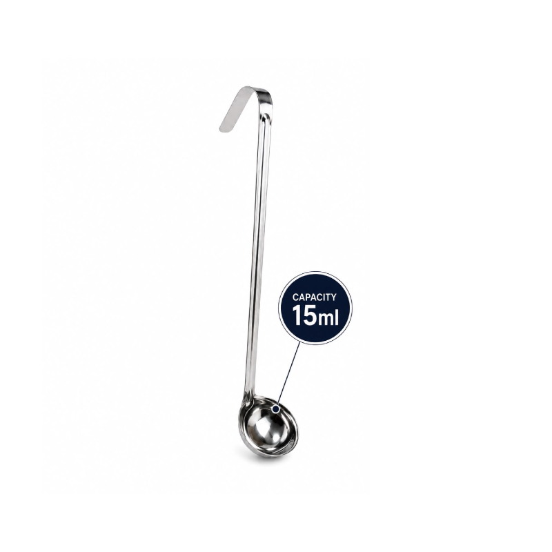 Stainless steel Solid Ladle 15ml/0.5oz