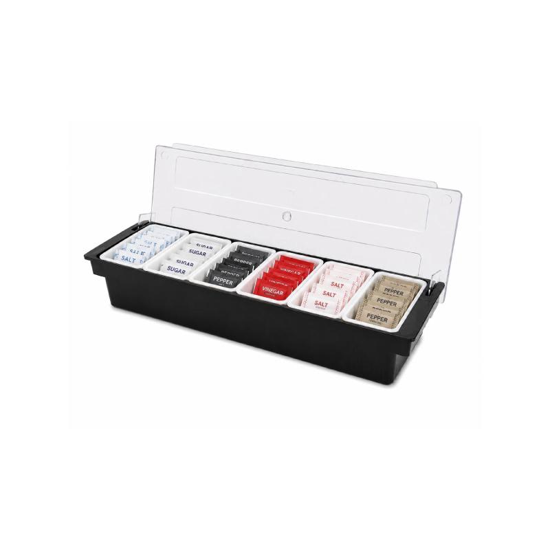 Bar Condiment Caddy Deluxe- 6 Division - Image 5